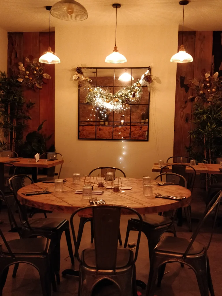 A photo of a luxurious looking dining table